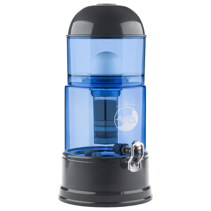 AcalaQuell® Luna blau | anthrazit | 8 Liter für 1-4 Personen | verschiedene Optionen | Einsteigerset klein