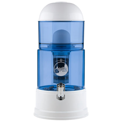 AcalaQuell® Luna blau | weiß | 8 Liter für 1-4 Personen | verschiedene Optionen | Einsteigerset groß