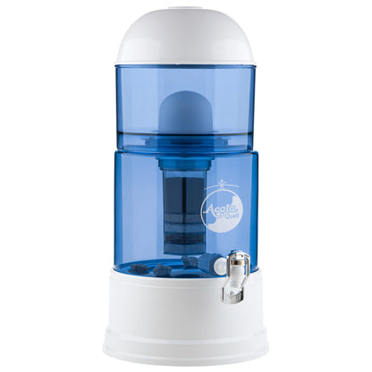AcalaQuell® Luna blau | weiß | 8 Liter für 1-4 Personen | verschiedene Optionen | Einsteigerset groß