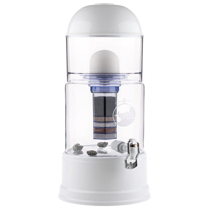 AcalaQuell® Luna kristallklar | weiß | 8 Liter für 1-4 Personen | verschiedene Optionen | Einsteigerset klein