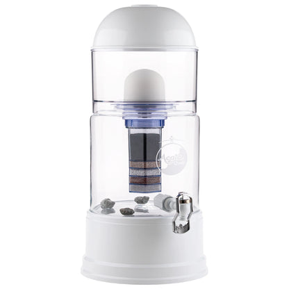 AcalaQuell® Luna kristallklar | weiß | 8 Liter für 1-4 Personen | verschiedene Optionen | Einsteigerset groß