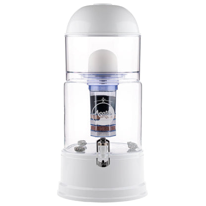 AcalaQuell® Luna kristallklar | weiß | 8 Liter für 1-4 Personen | verschiedene Optionen | Einsteigerset groß