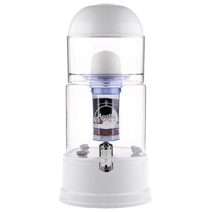 AcalaQuell® Luna kristallklar | weiß | 8 Liter für 1-4 Personen | verschiedene Optionen | Einsteigerset klein