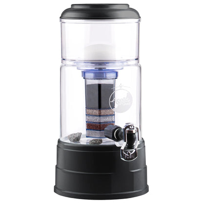 AcalaQuell® Mini kristallklar | anthrazit | 5 Liter für 1-2 Personen | verschiedene Optionen | Einsteigerset groß