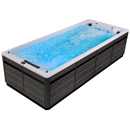 AWT® Innovation550 Swim Spa Whirlpool weiß 550x230 grau