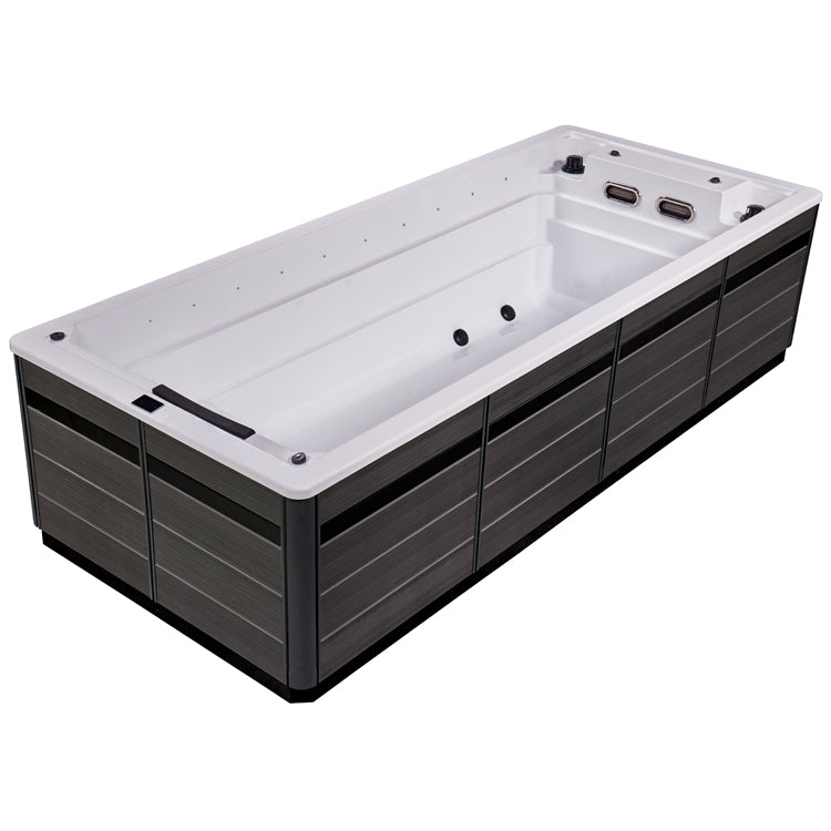 AWT® Innovation550 Swim Spa Whirlpool weiß 550x230 grau