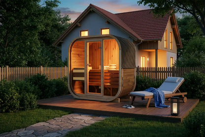 Finntherm Comfort Set Fasssauna Ellipso M Sauna