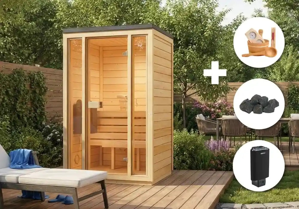 Finntherm Comfort Set Gartensauna Kuuma S Sauna