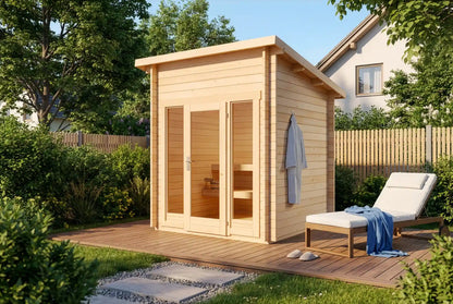 Finntherm Comfort Set Saunahaus Lizzy XXS Sauna