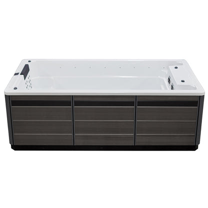 Swim Spa Whirlpool AWT Innovation380 weiß 380x220 grau
