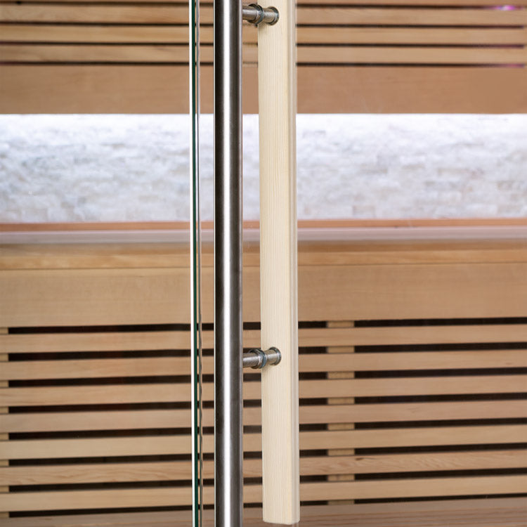 EAGO Sauna AWT E1101C Hemlock 180x180 9kW Cilindro