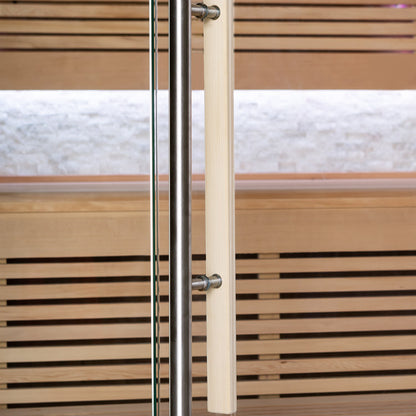 EAGO Sauna AWT E1101C Hemlock 180x180 9kW Cilindro