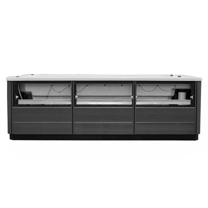 Swim Spa Whirlpool AWT Innovation380 weiß 380x220 grau