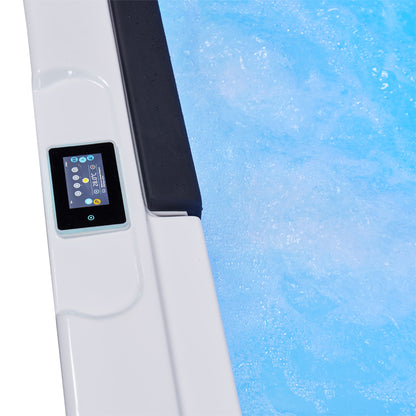 Swim Spa Whirlpool AWT Innovation380 weiß 380x220 grau