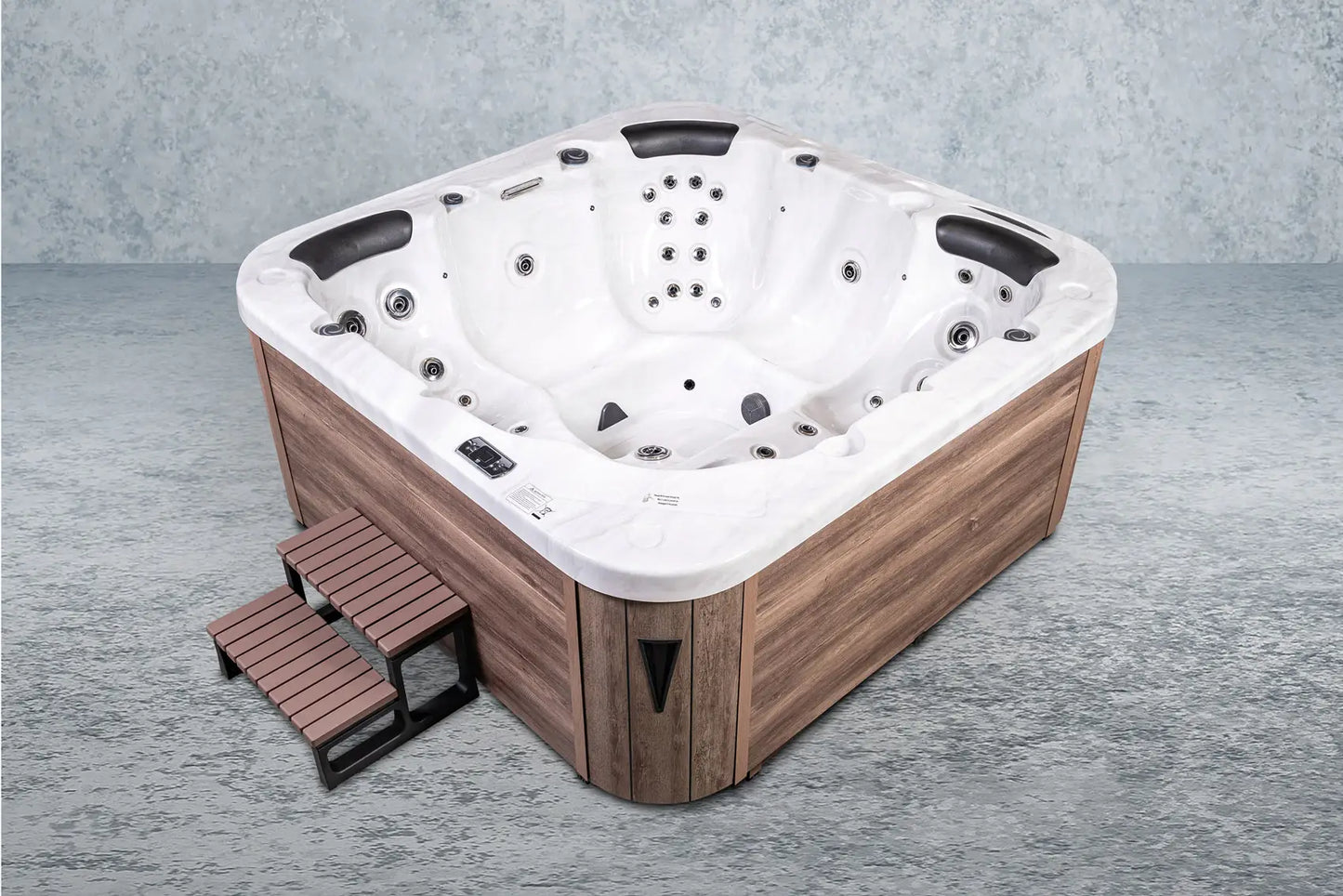 American Outdoor-Whirlpool Torina Swim Spa Sterling Silver / Brown 215x215cm