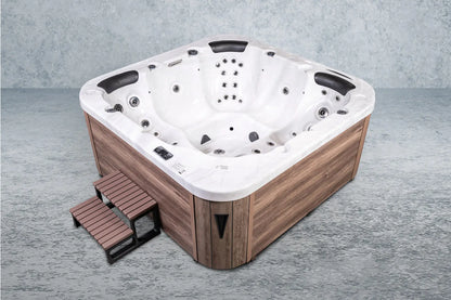 American Outdoor-Whirlpool Torina Swim Spa Sterling Silver / Brown 215x215cm