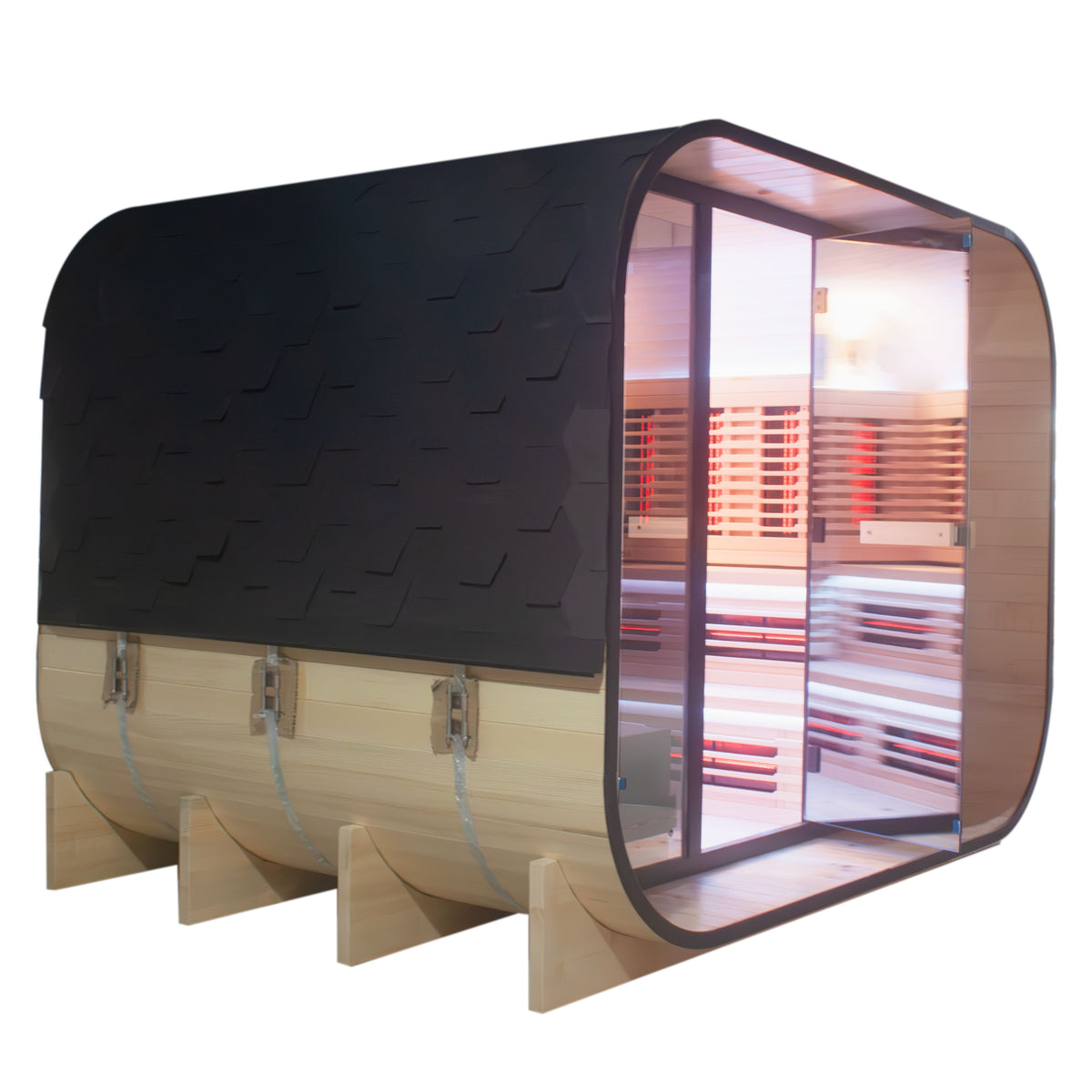 Outdoor Sauna Scandinavia Außensauna Harvia Infrarotkabine