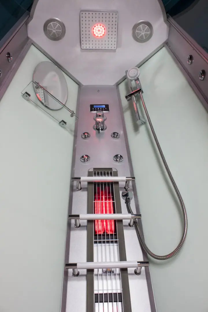 Dampfdusche Dusche Alaska inkl. Infrarotsauna 90x90cm