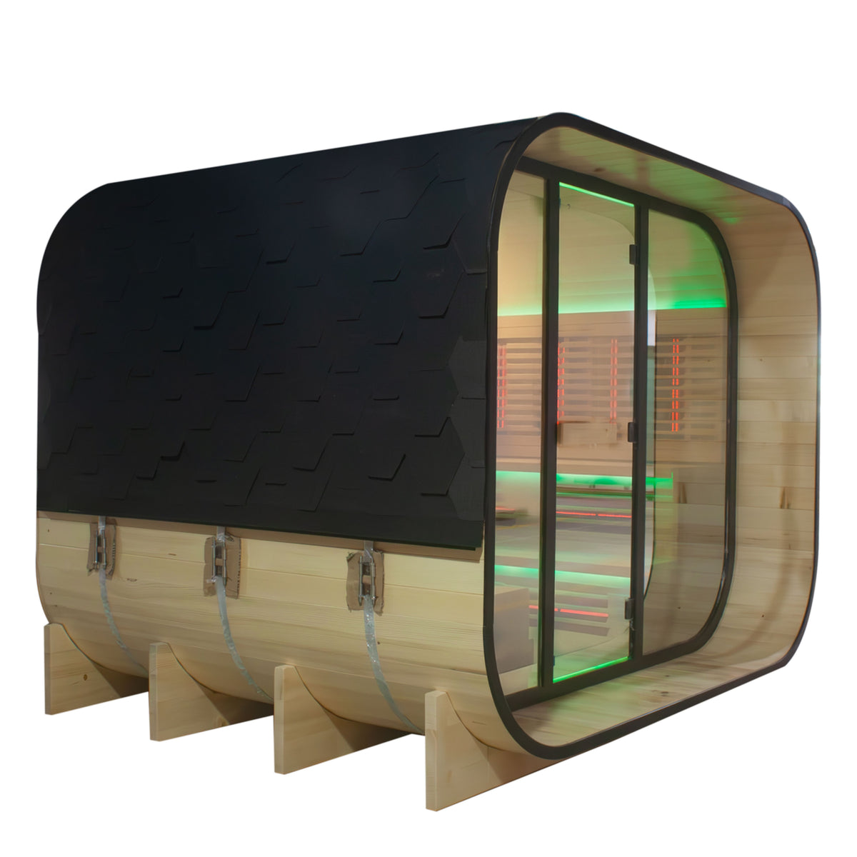 Outdoor Sauna Scandinavia Außensauna Harvia Infrarotkabine