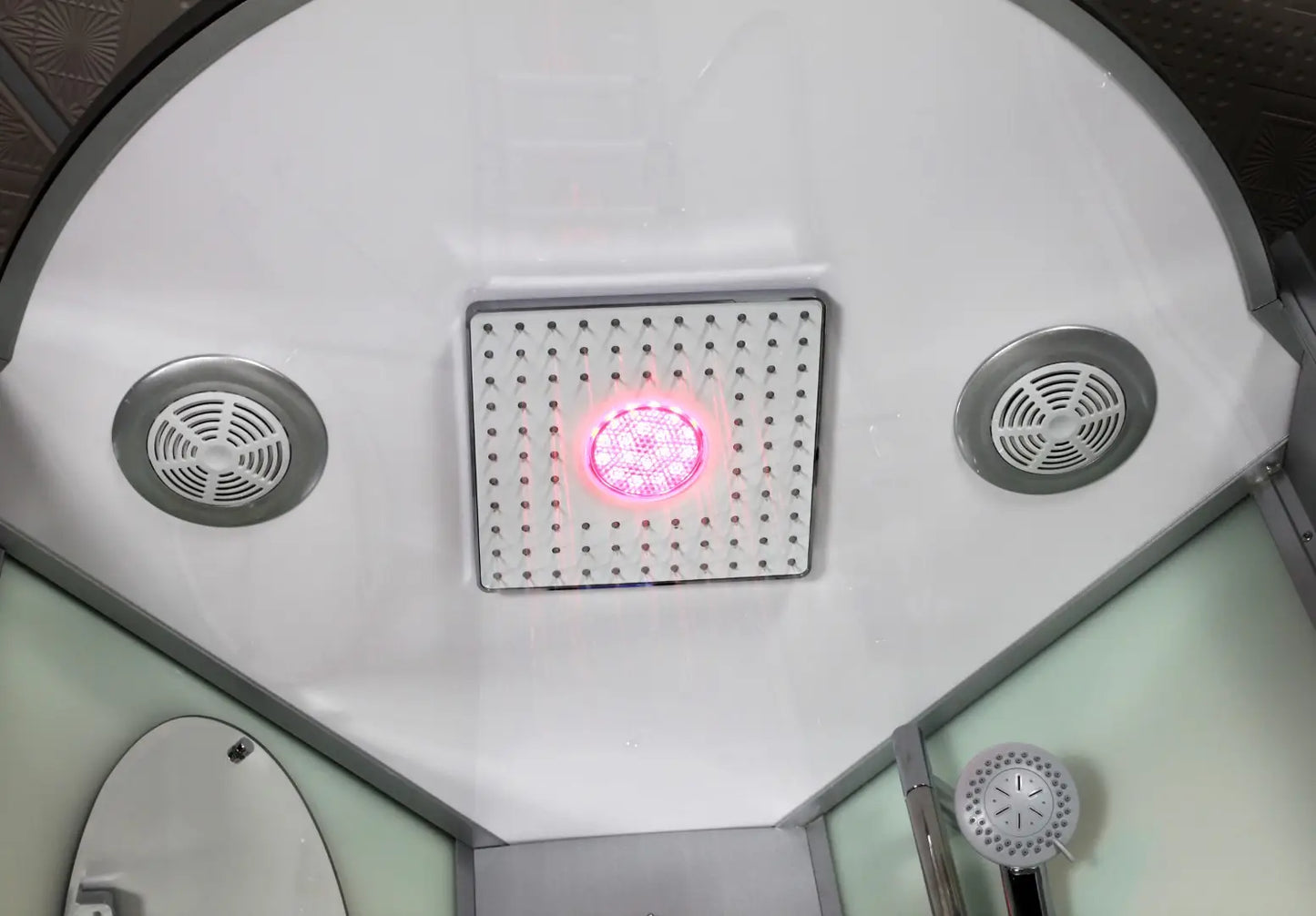 Dampfdusche Dusche Alaska inkl. Infrarotsauna 90x90cm