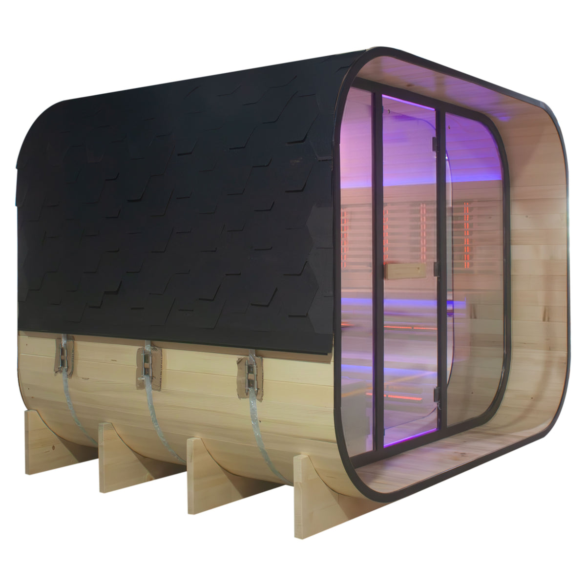 Outdoor Sauna Scandinavia Außensauna Harvia Infrarotkabine