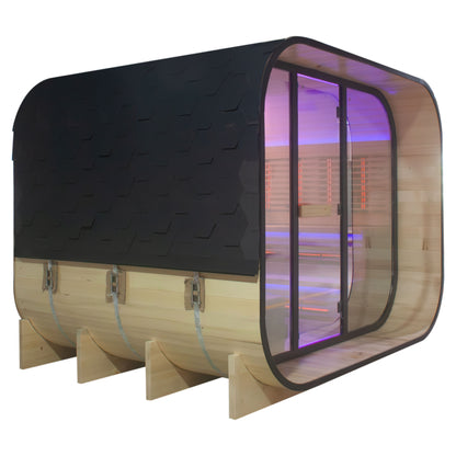 Outdoor Sauna Scandinavia Außensauna Harvia Infrarotkabine