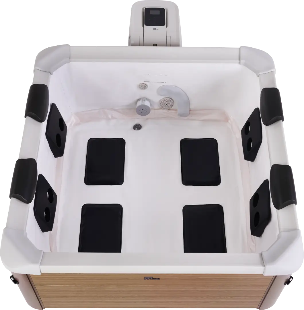 MSpa Whirlpool Oslo Amber Swim Spa App 160x160x65cm Modell 2025 F-AM063W