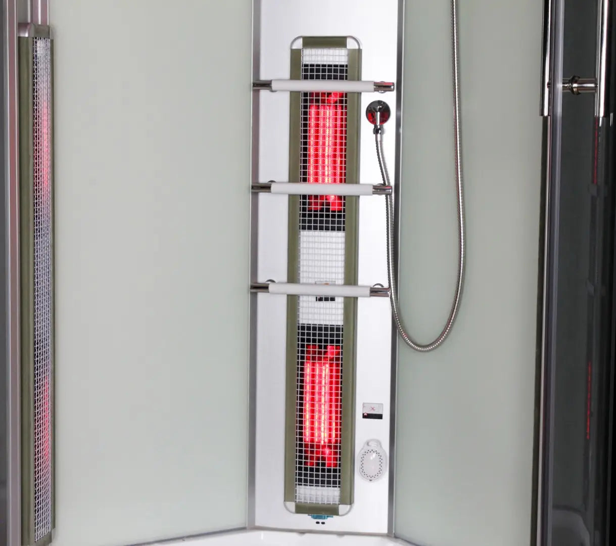 Dampfdusche Dusche Alaska inkl. Infrarotsauna 90x90cm