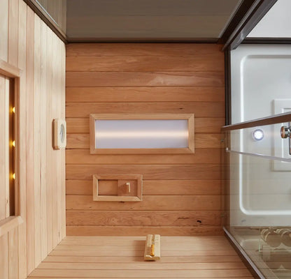 Dampfdusche Nebraska inkl. Saunafunktion Sauna Dusche 180x110cm