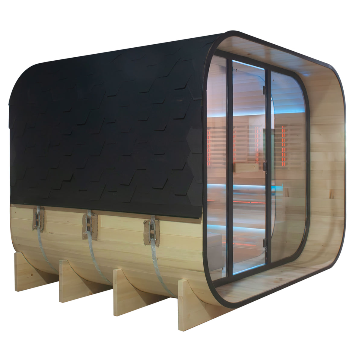 Outdoor Sauna Scandinavia Außensauna Harvia Infrarotkabine