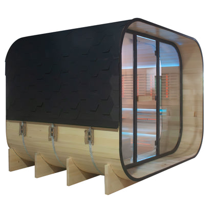 Outdoor Sauna Scandinavia Außensauna Harvia Infrarotkabine