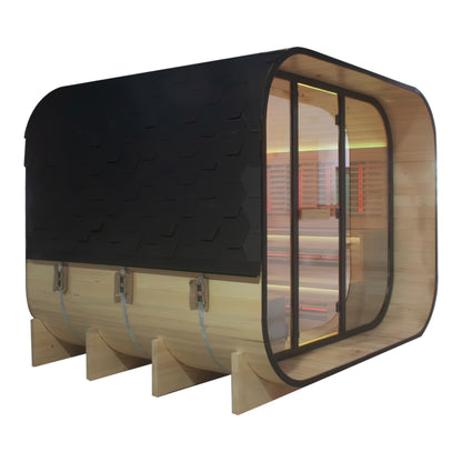 Outdoor Sauna Scandinavia Außensauna Harvia Infrarotkabine