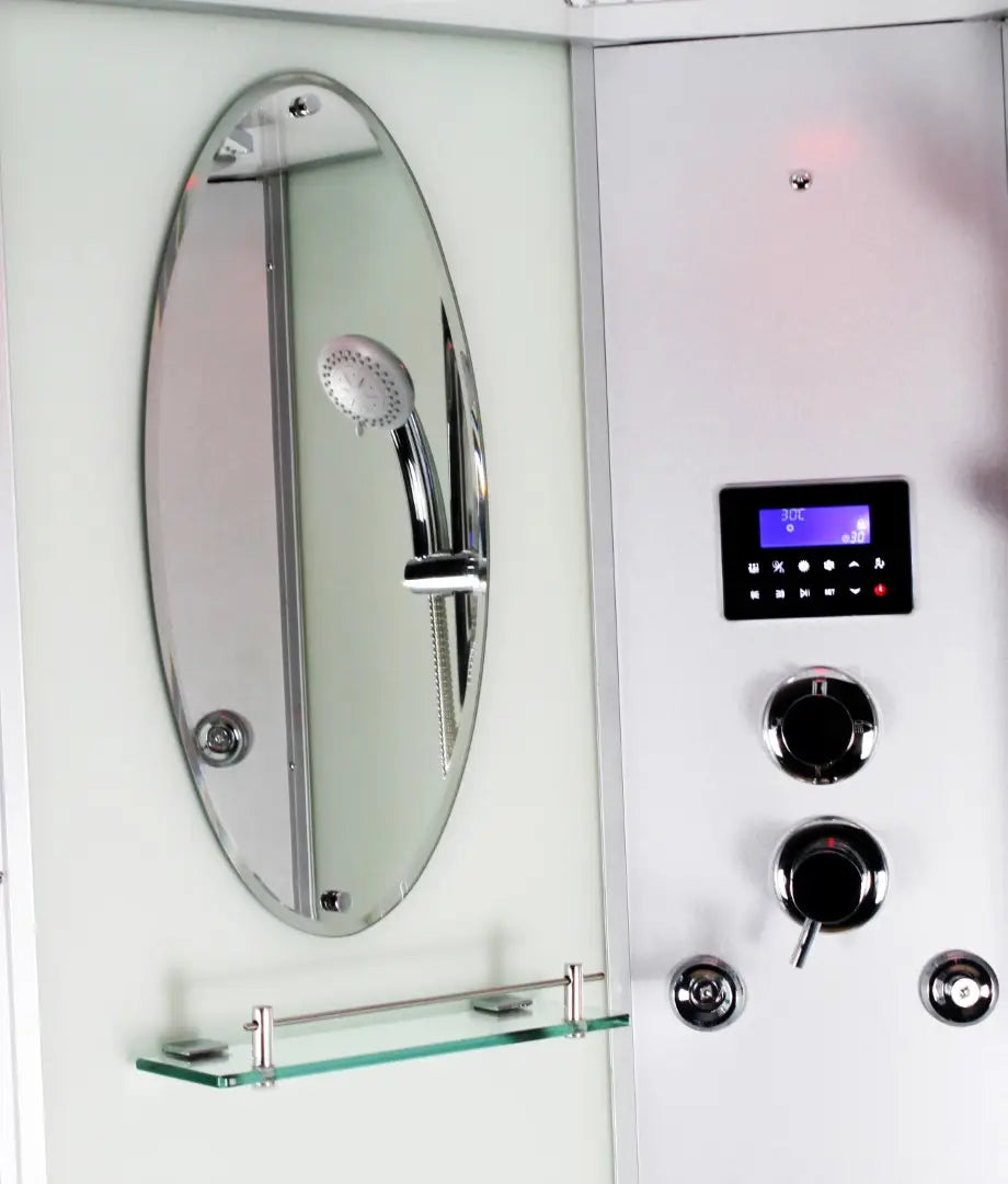 Dampfdusche Dusche Alaska inkl. Infrarotsauna 90x90cm