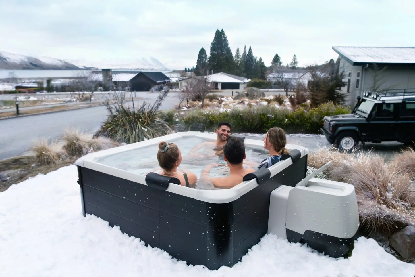 MSpa Whirlpool Oslo Swim Spa App 160x160x65cm F-OS063W Neues Modell