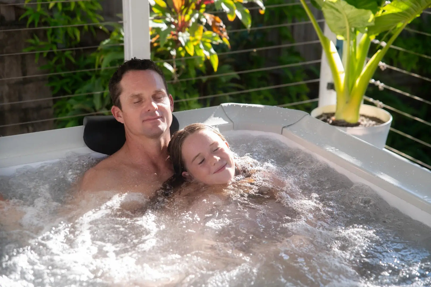 MSpa Whirlpool Oslo Swim Spa App 160x160x65cm F-OS063W Neues Modell