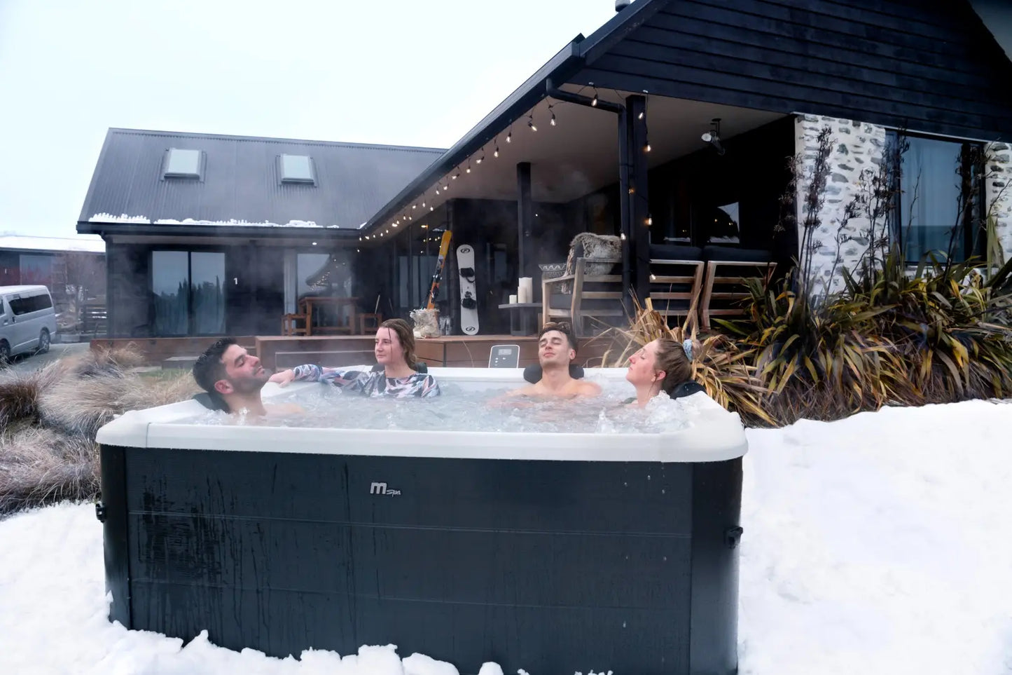 MSpa Whirlpool Oslo Swim Spa App 160x160x65cm F-OS063W Neues Modell