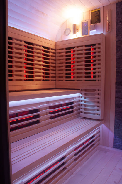 Outdoor Sauna Scandinavia Außensauna Harvia Infrarotkabine