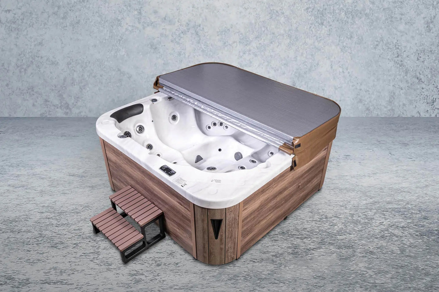 American Outdoor-Whirlpool Torina Swim Spa Sterling Silver / Brown 215x215cm
