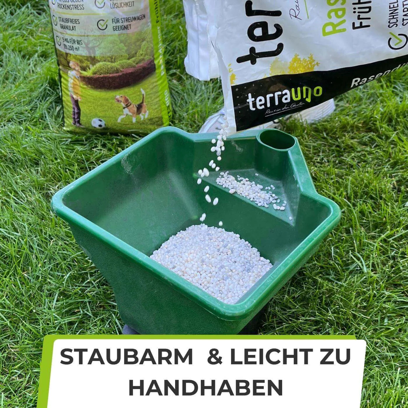 TerraUno Rasendünger Frühjahr & Sommer | mit Langzeitwirkung