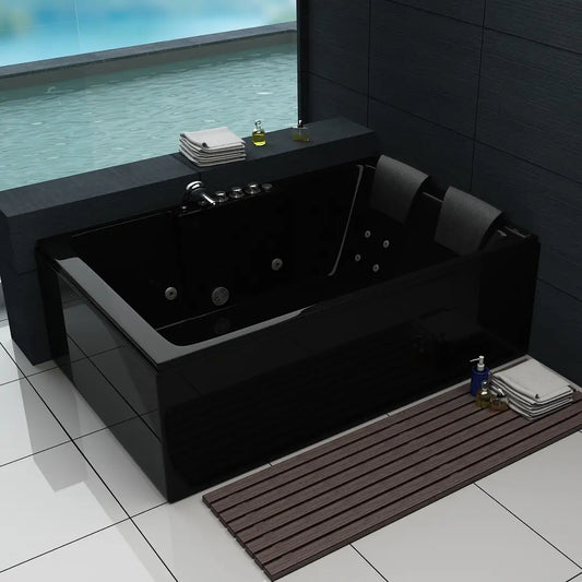 Whirlpool Torino Badewanne Indoor 180x120cm Black