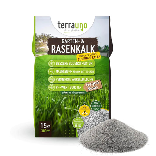 TerraUno Garten- & Rasenkalk | Für einen gesunden Rasen